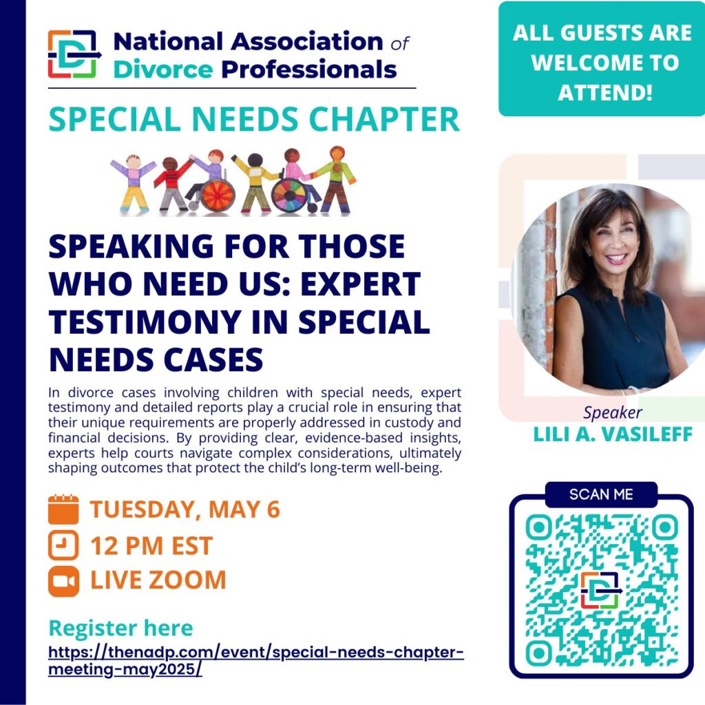 Lili speaks on May 6, 2025 at NAODP: Special Needs