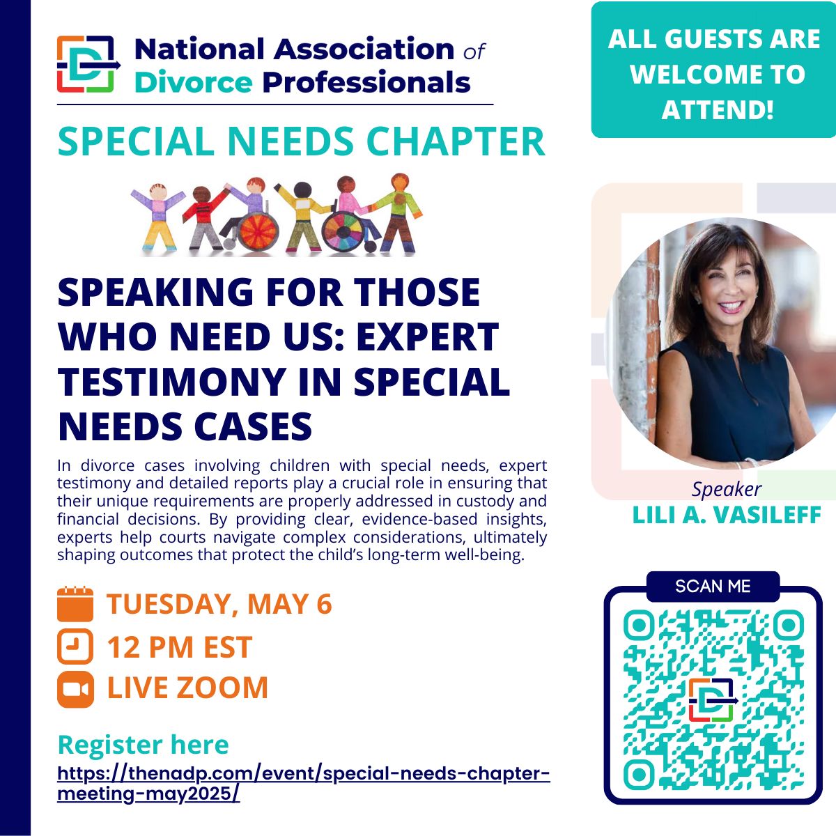 Lili speaks on May 6, 2025 at NAODP: Special Needs