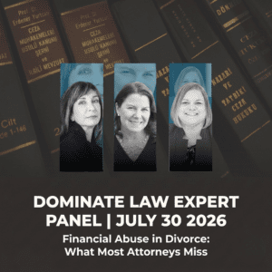 Financial Abuse in Divorce: July 30th with Lili Vasileff