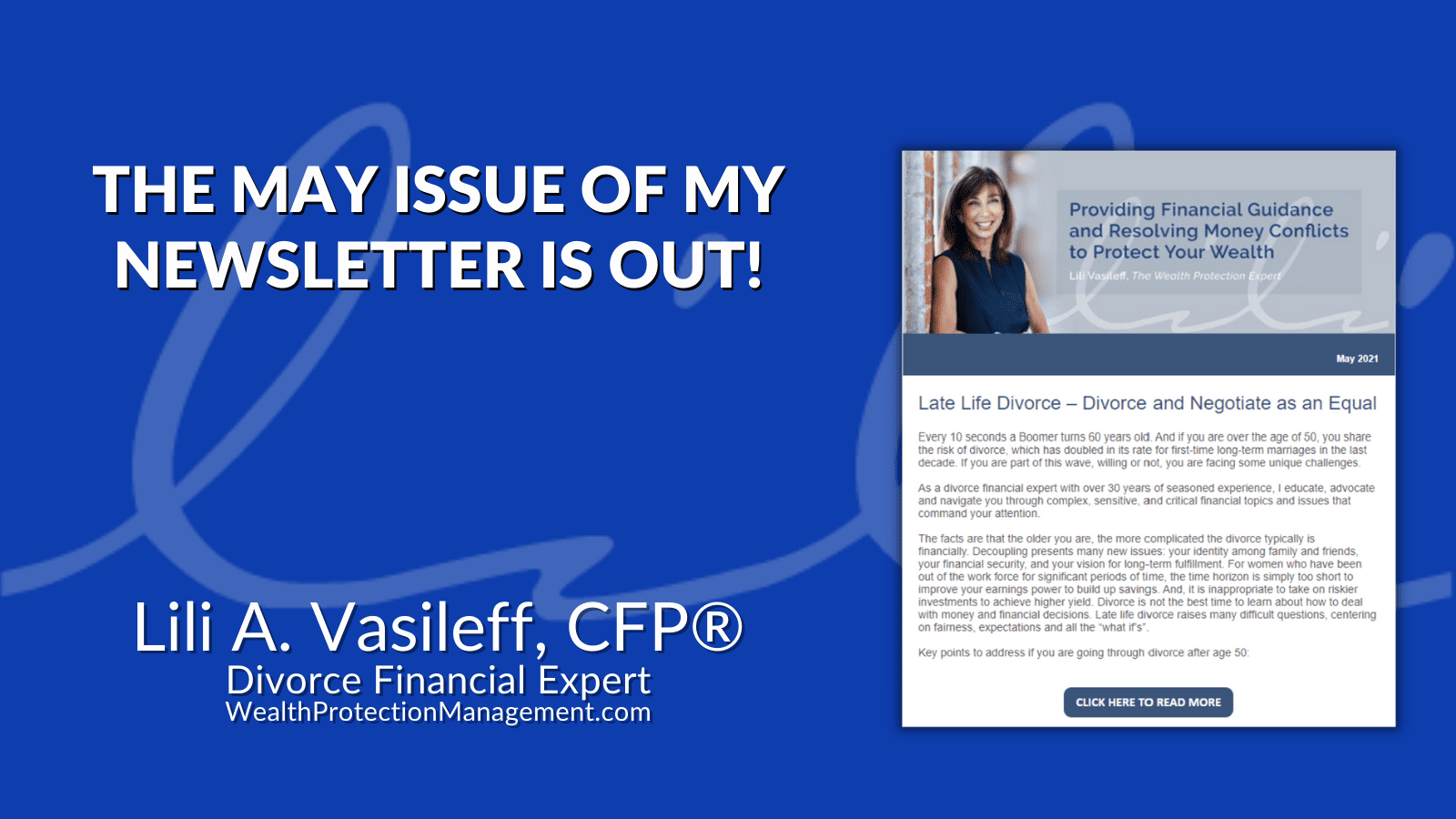 My May 2021 Newsletter is out.