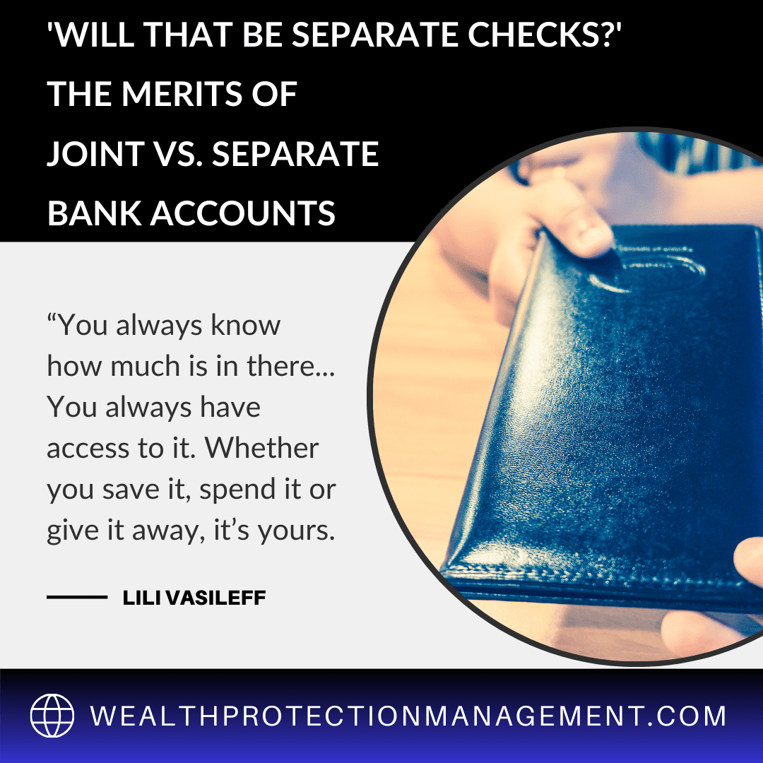 joint vs separate bank accounts