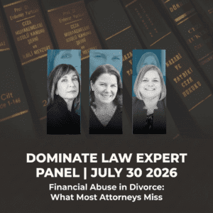 Financial Abuse in Divorce: July 30th with Lili Vasileff